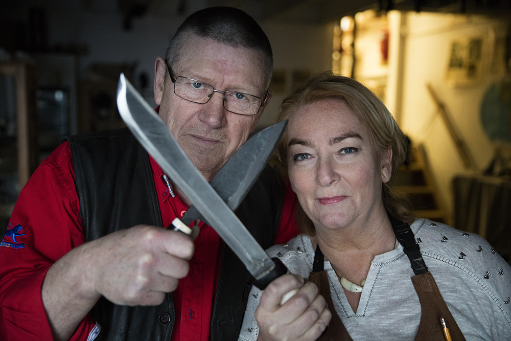 Handmade knives by Palli the knifemaker in Iceland and Soffia Alice